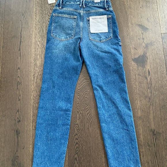 NWT Good American Good Classic Raw Hem Size 2 - Picture 3 of 4